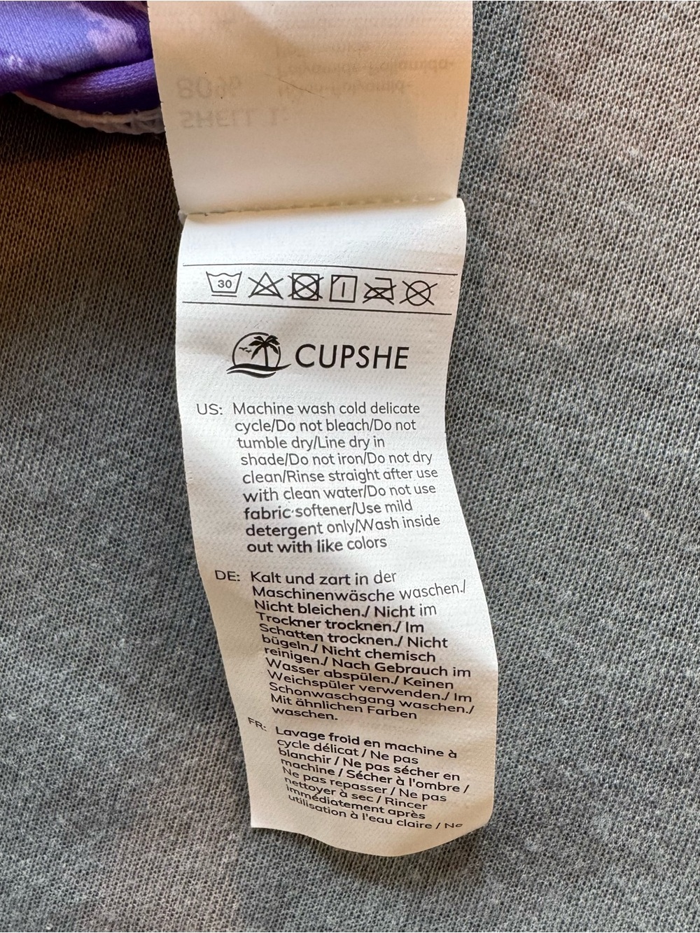 NWT: Cupshe Women’s Tropical Asymmetrical Cutout One Piece Swimsuit Size L - Picture 7 of 11